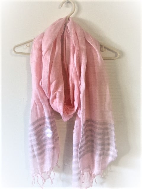 Women's Handloom Scarf- Pink Color From RSV Global Inc - Dope Women's Clothing