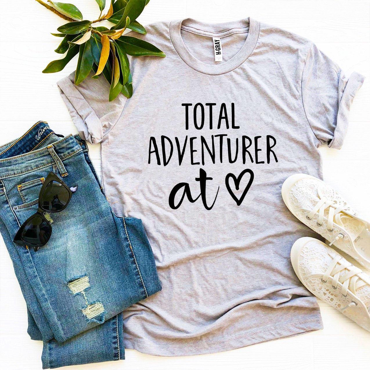 Total Adventurer At Heart T-shirt - Dope Women's Clothing 