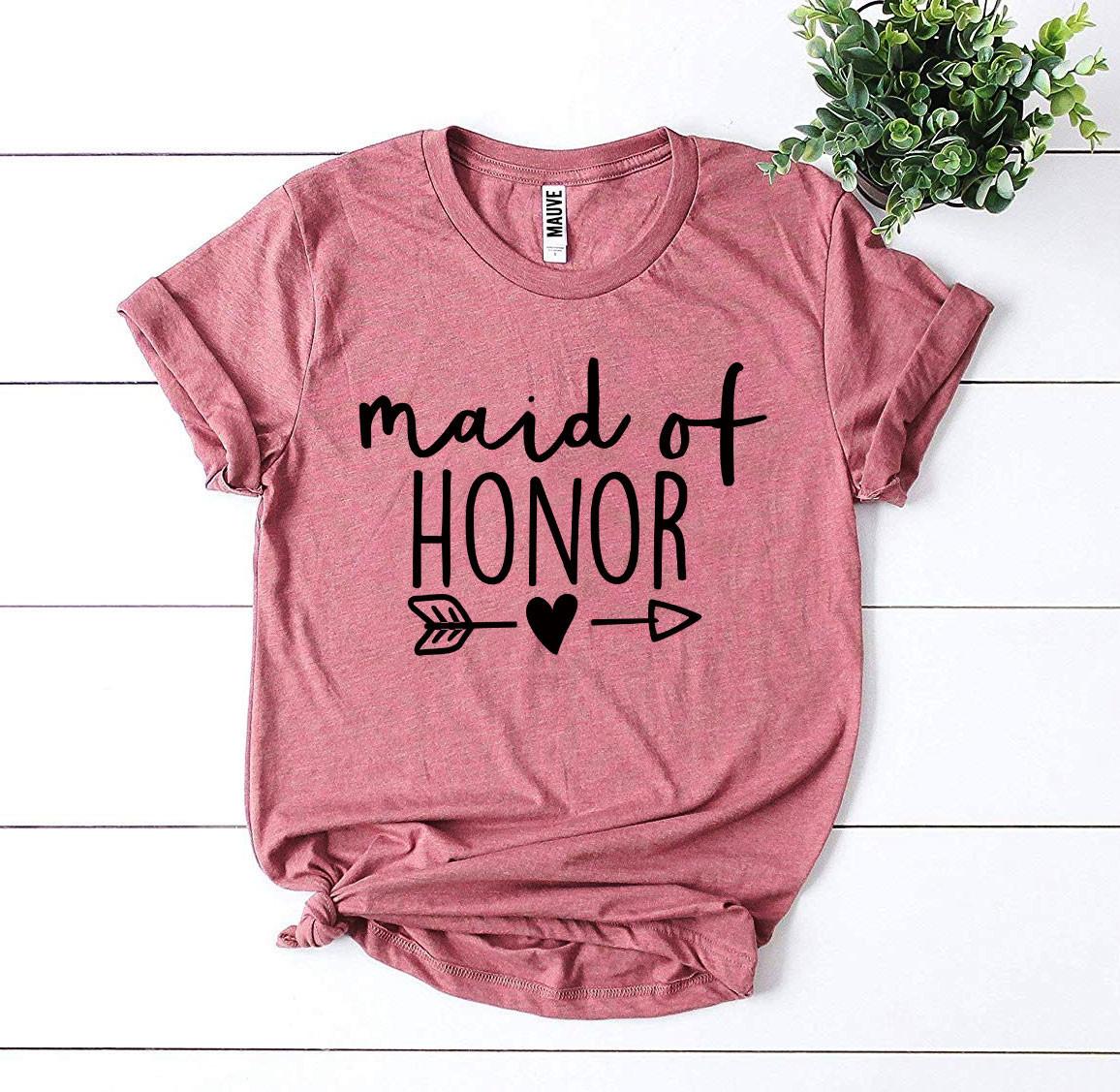 Maid Of Honor T-shirt - Dope Women's Clothing 