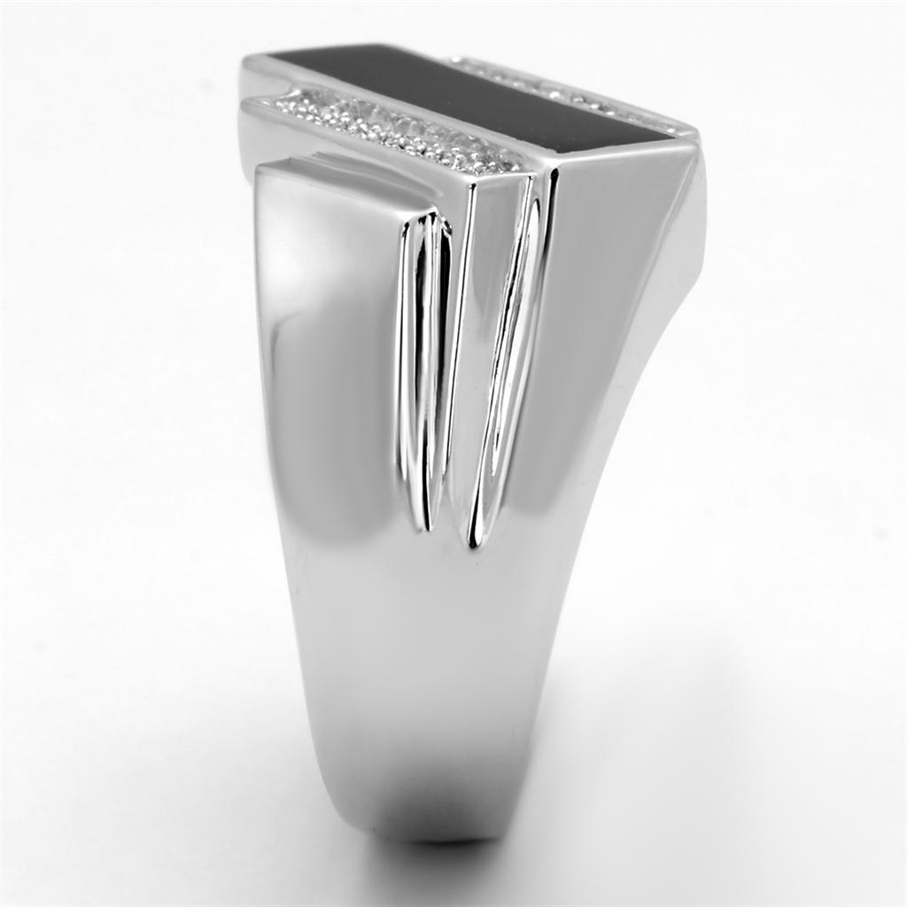 TS218 Rhodium 925 Sterling Silver Ring with AAA - Dope Women's Clothing 
