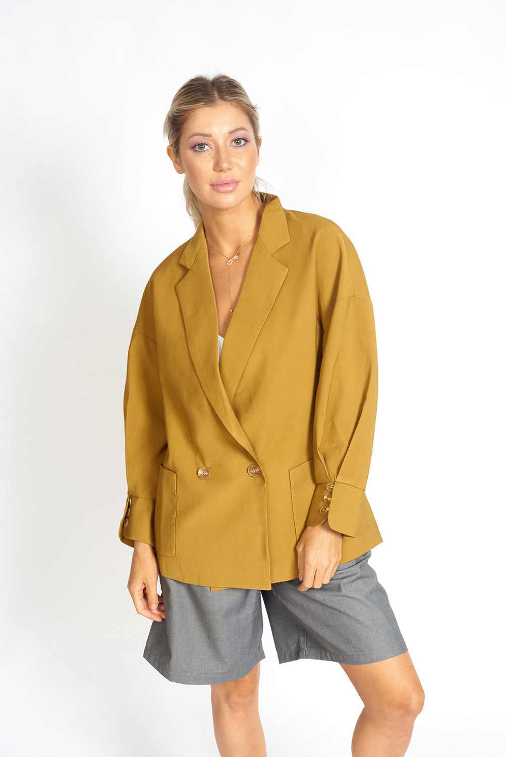 Lisa Business Casual Oversized Blazer - Dope Women's Clothing 
