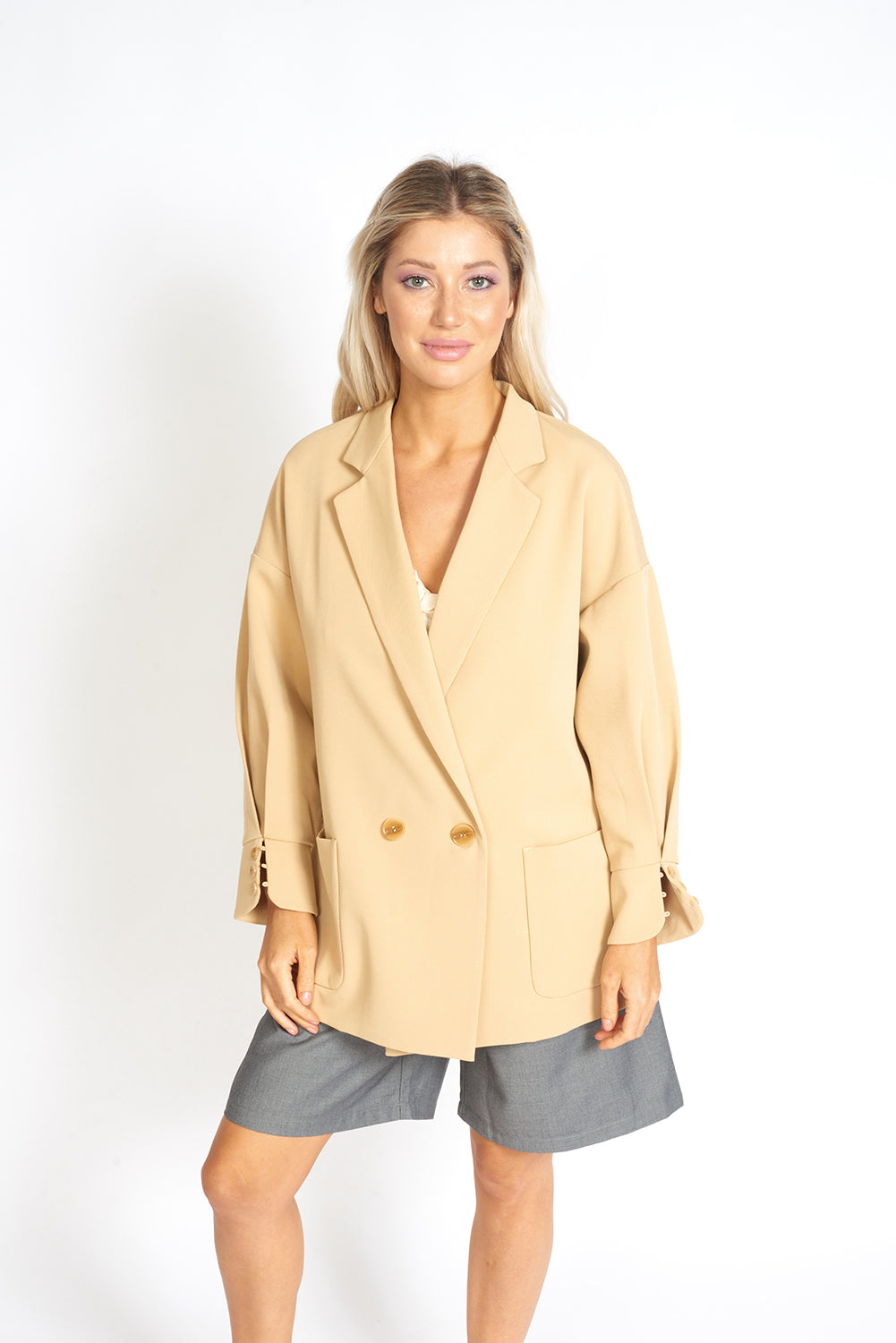Lisa Business Casual Oversized Blazer - Dope Women's Clothing 