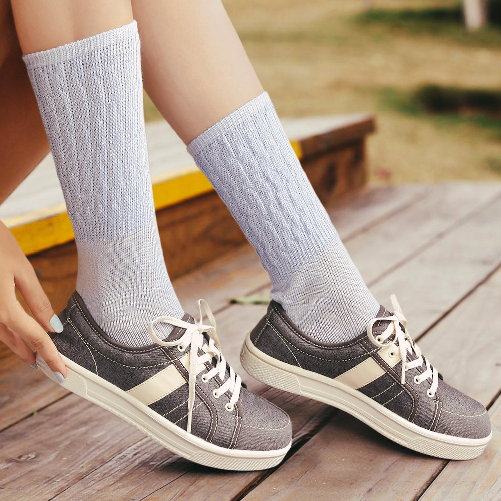 Aerosoft Dormare Women’s Round Toe Casual Comfortable Sneakers - Dope Women's Clothing 