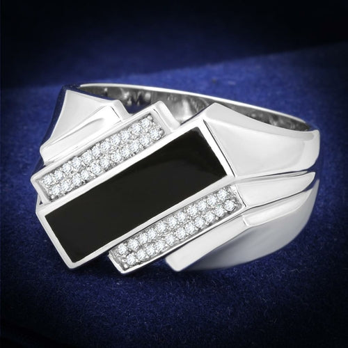 TS218 Rhodium 925 Sterling Silver Ring with AAA - Dope Women's Clothing 